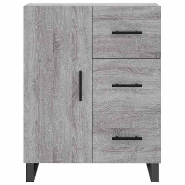 Puhvetkapp, hall, Sonoma tamm, 69,5 × 34 × 90 cm, tehispuit