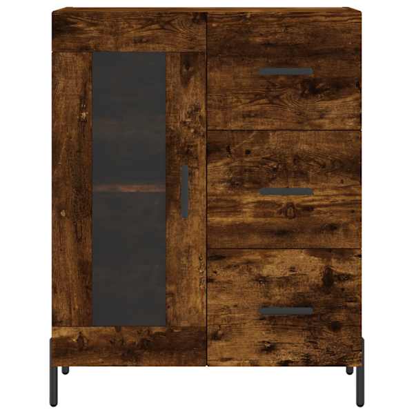 Puhvetkapp, suitsutatud tamm, 69,5 × 34 × 90 cm, tehispuit
