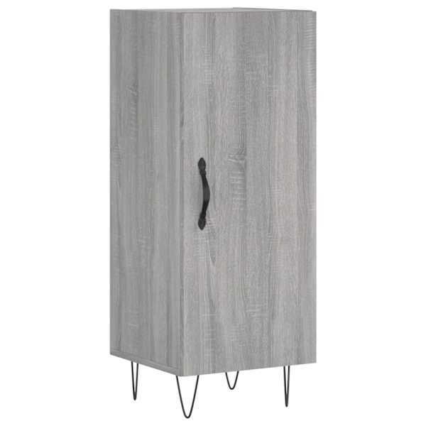 Puhvetkapp, hall Sonoma tamm, 34,5 × 34 × 90 cm, tehispuit