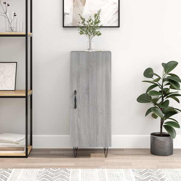 Puhvetkapp, hall Sonoma tamm, 34,5 × 34 × 90 cm, tehispuit