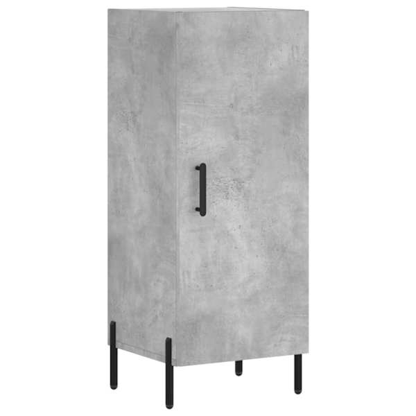 Puhvetkapp, betoonhall, 34,5 × 34 × 90 cm, tehispuit