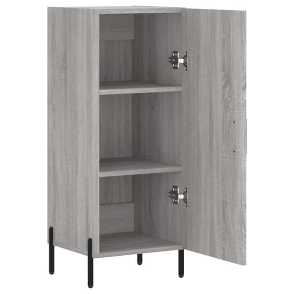 Puhvetkapp, hall Sonoma tamm, 34,5 × 34 × 90 cm, tehispuit