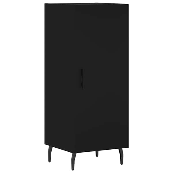 Puhvetkapp, must, 34,5 × 34 × 90 cm, tehispuit