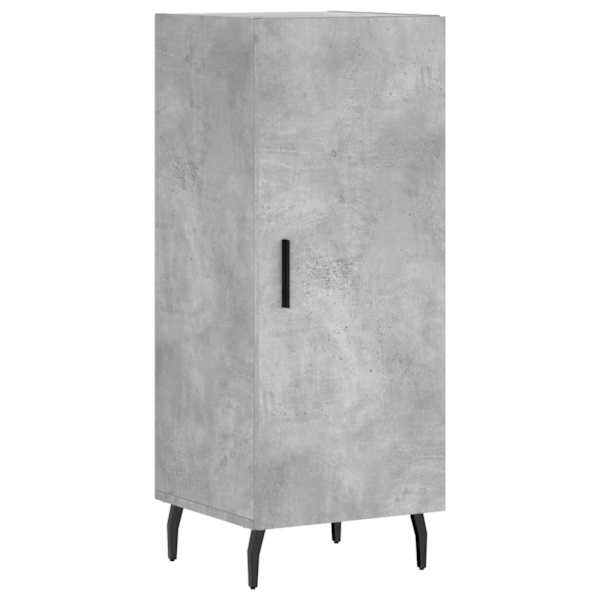 Puhvetkapp, betoonhall, 34,5 × 34 × 90 cm, tehispuit