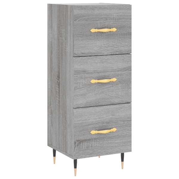 Puhvetkapp, hall Sonoma tamm, 34,5 × 34 × 90 cm, tehispuit