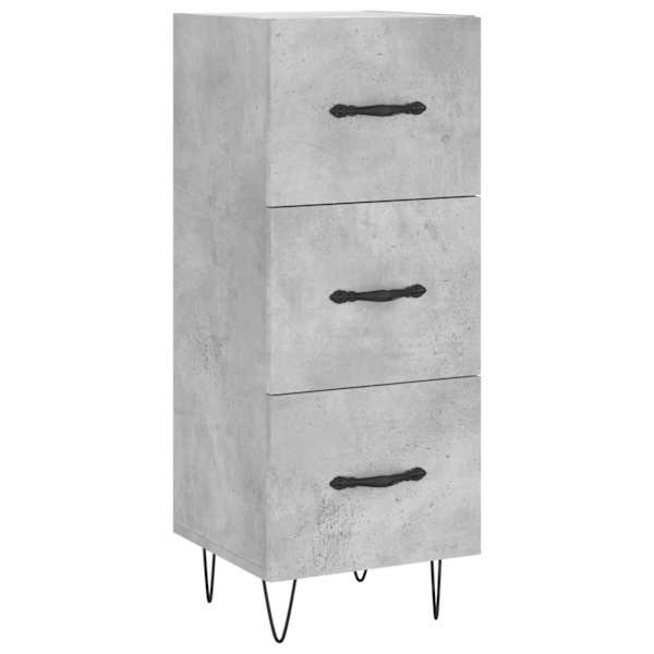 Puhvetkapp, betoonhall, 34,5 × 34 × 90 cm, tehispuit