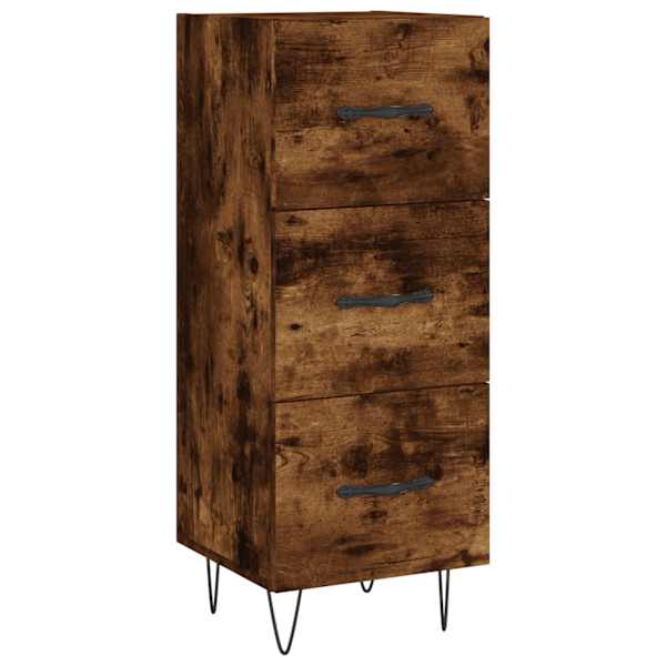 Puhvetkapp, suitsutatud tamm, 34,5 × 34 × 90 cm, tehispuit