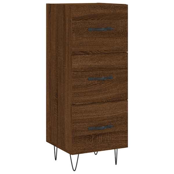 Puhvetkapp, pruun tamm, 34,5 × 34 × 90 cm, tehispuit