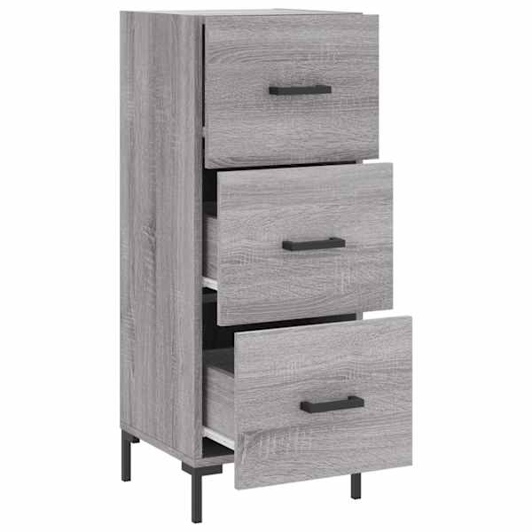 Puhvetkapp, hall Sonoma tamm, 34,5 × 34 × 90 cm, tehispuit
