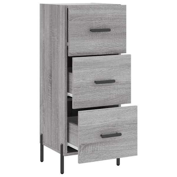 Puhvetkapp, hall Sonoma tamm, 34,5 × 34 × 90 cm, tehispuit