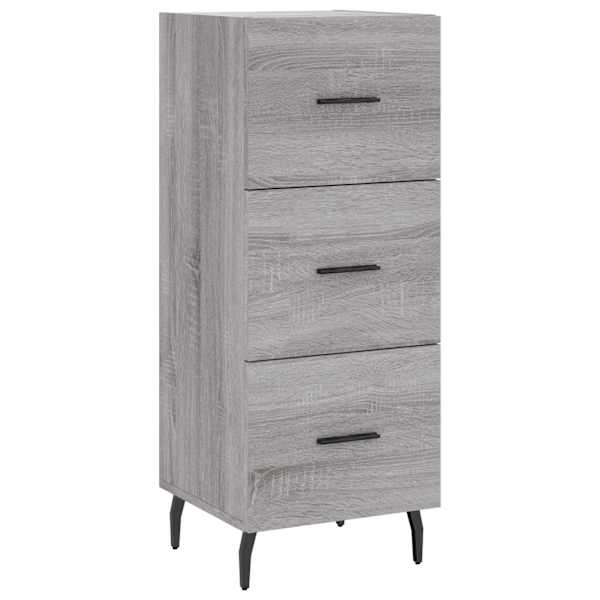 Puhvetkapp, hall Sonoma tamm, 34,5 × 34 × 90 cm, tehispuit