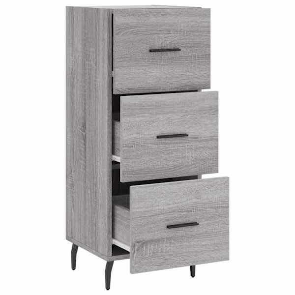 Puhvetkapp, hall Sonoma tamm, 34,5 × 34 × 90 cm, tehispuit