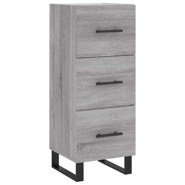 Puhvetkapp, hall Sonoma tamm, 34,5 × 34 × 90 cm, tehispuit