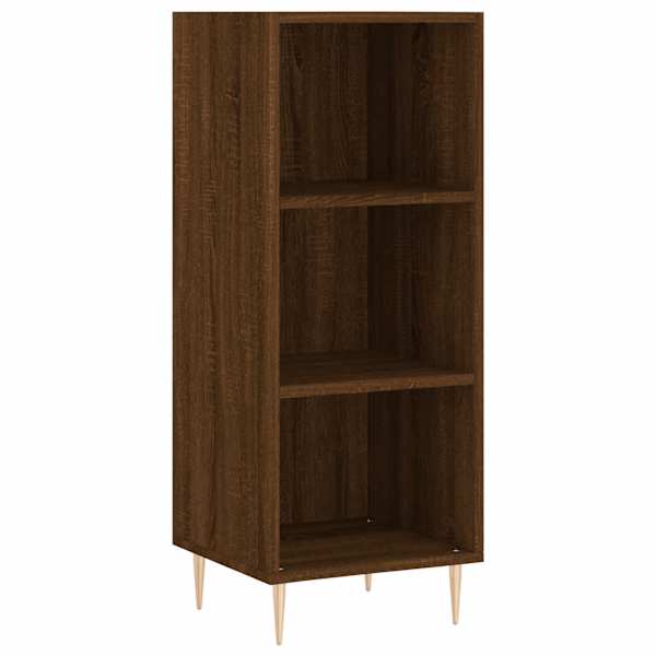 Puhvetkapp, pruun tamm, 34,5 × 32,5 × 90 cm, tehispuit