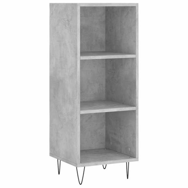 Puhvetkapp, valge, 34,5 × 32,5 × 90 cm, tehispuit