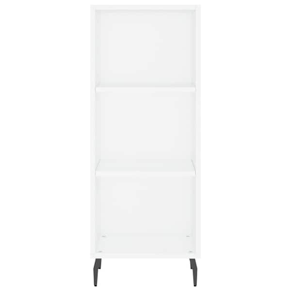 Puhvetkapp, valge, 34,5 × 32,5 × 90 cm, tehispuit