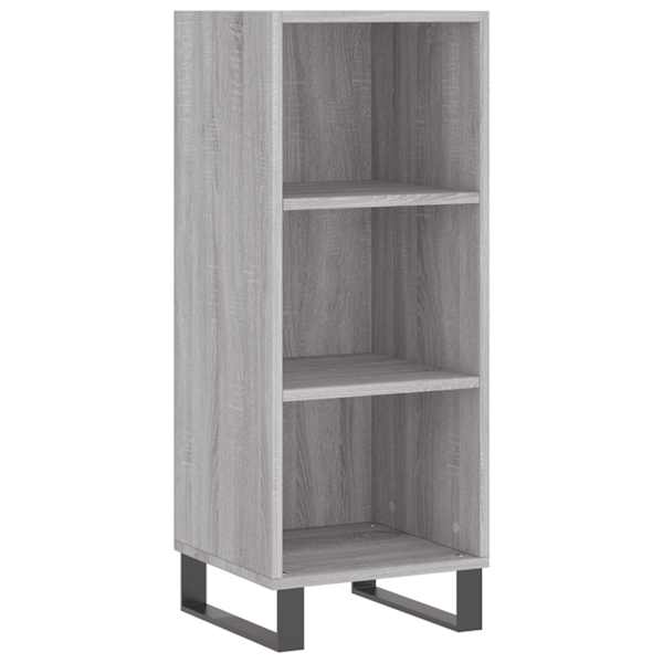 Puhvetkapp, hall, Sonoma tamm, 34,5 × 32,5 × 90 cm, tehispuit