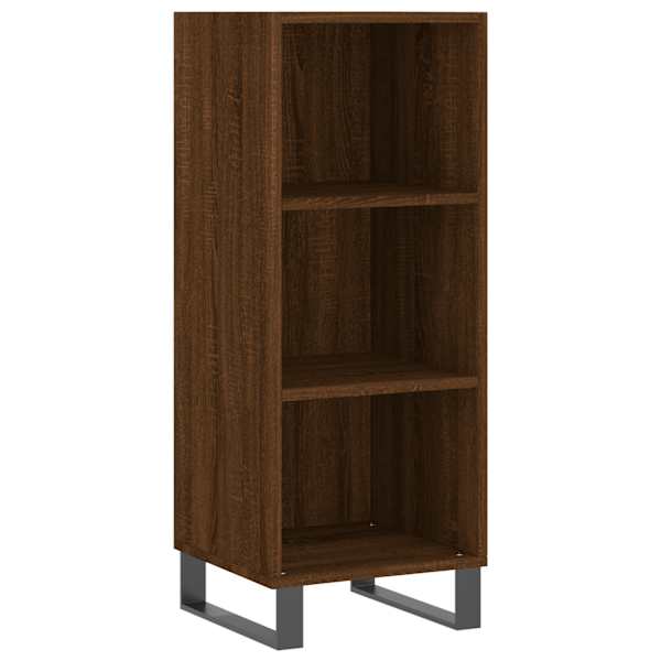 Puhvetkapp, pruun tamm, 34,5 × 32,5 × 90 cm, tehispuit