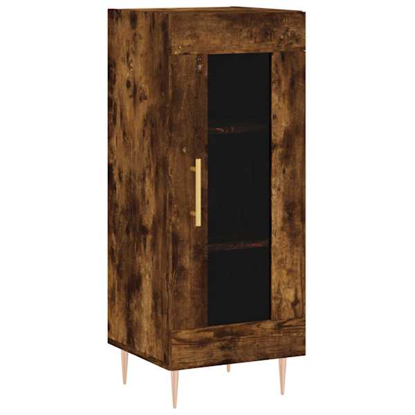 Puhvetkapp, suitsutatud tamm, 34,5 × 34 × 90 cm, tehispuit