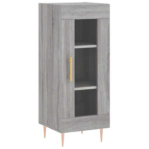 Puhvetkapp, hall Sonoma tamm, 34,5 × 34 × 90 cm, tehispuit