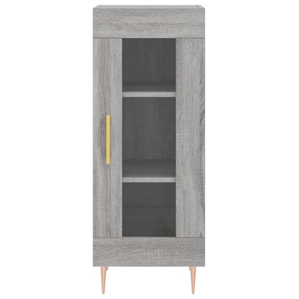 Puhvetkapp, hall Sonoma tamm, 34,5 × 34 × 90 cm, tehispuit