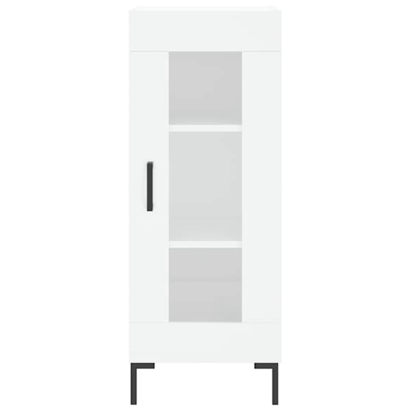 Puhvetkapp, valge, 34,5 × 34 × 90 cm, tehispuit