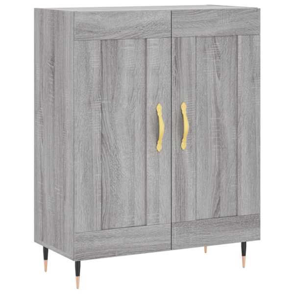 Puhvetkapp, hall, Sonoma tamm, 69,5 × 34 × 90 cm, tehispuit
