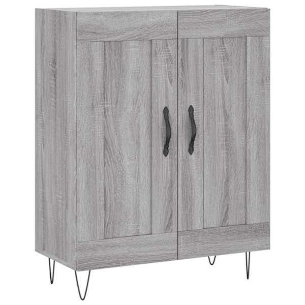 Puhvetkapp, hall, Sonoma tamm, 69,5 × 34 × 90 cm, tehispuit