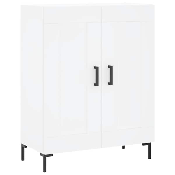 Puhvetkapp, valge, 69,5 × 34 × 90 cm, tehispuit
