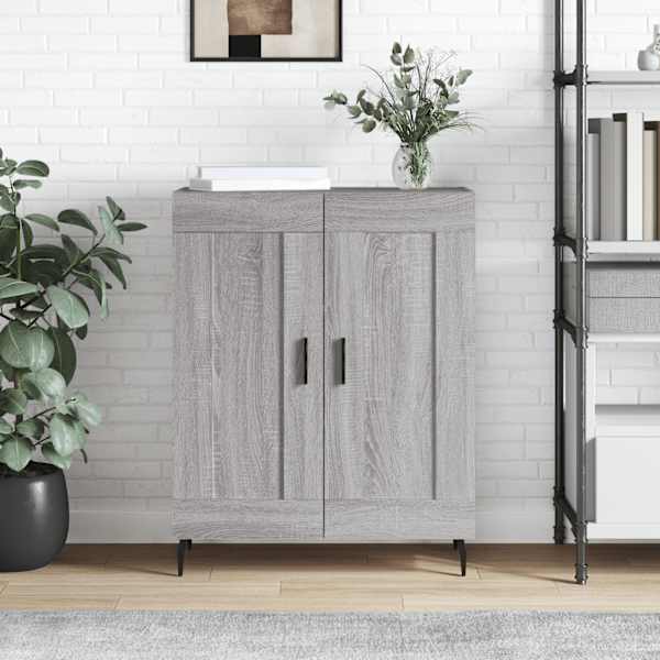 Puhvetkapp, hall, Sonoma tamm, 69,5 × 34 × 90 cm, tehispuit