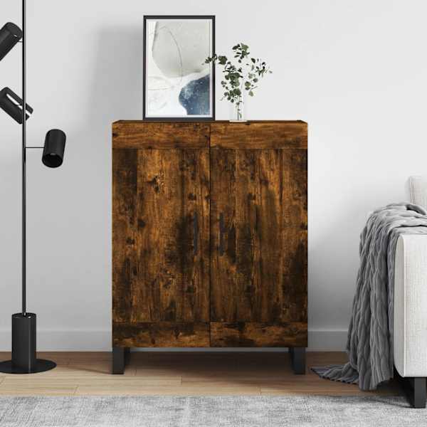 Puhvetkapp, suitsutatud tamm, 69,5 × 34 × 90 cm, tehispuit
