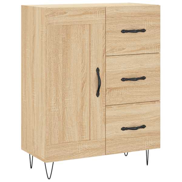 Puhvetkapp, Sonoma tamm, 69,5 × 34 × 90 cm, tehispuit