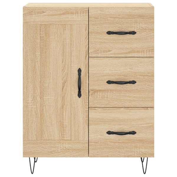 Puhvetkapp, Sonoma tamm, 69,5 × 34 × 90 cm, tehispuit