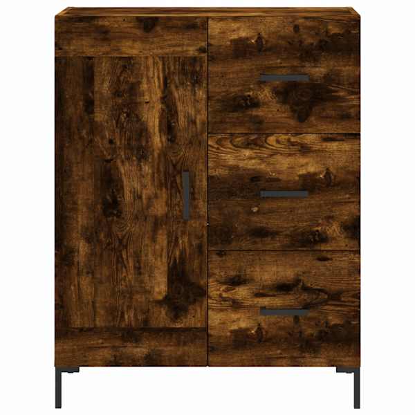 Puhvetkapp, suitsutatud tamm, 69,5 × 34 × 90 cm, tehispuit