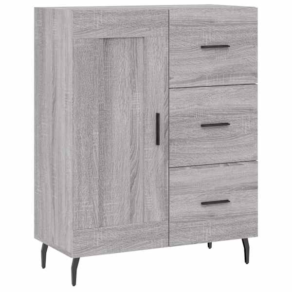 Puhvetkapp, hall, Sonoma tamm, 69,5 × 34 × 90 cm, tehispuit