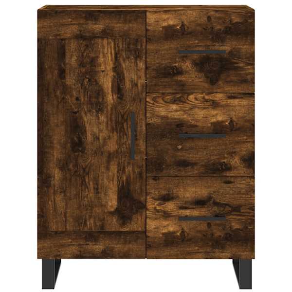 Puhvetkapp, suitsutatud tamm, 69,5 × 34 × 90 cm, tehispuit