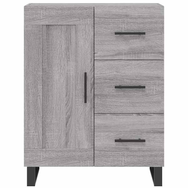 Puhvetkapp, hall, Sonoma tamm, 69,5 × 34 × 90 cm, tehispuit