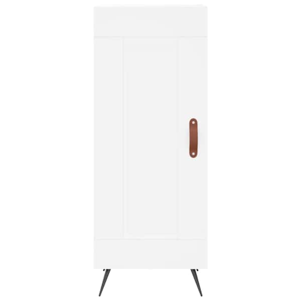 Puhvetkapp, valge, 34,5 × 34 × 90 cm, tehispuit