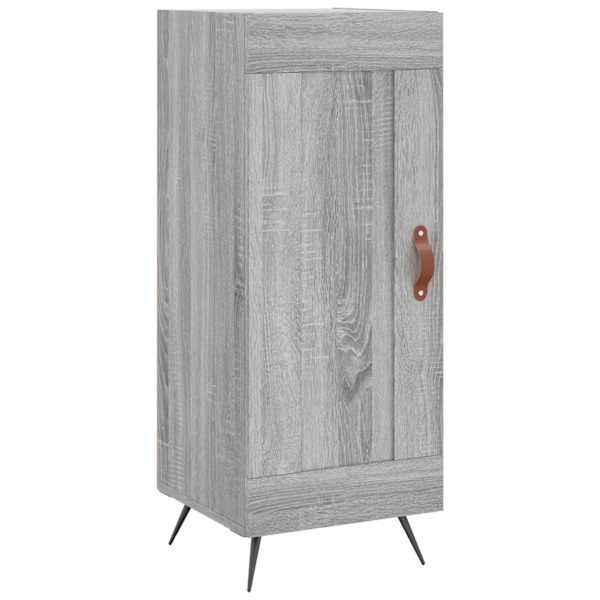 Puhvetkapp, hall Sonoma tamm, 34,5 × 34 × 90 cm, tehispuit
