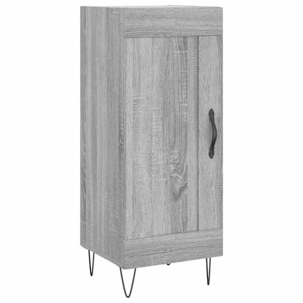 Puhvetkapp, hall Sonoma tamm, 34,5 × 34 × 90 cm, tehispuit