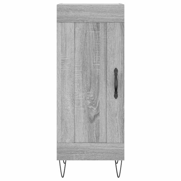 Puhvetkapp, hall Sonoma tamm, 34,5 × 34 × 90 cm, tehispuit