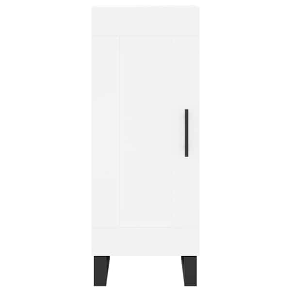 Puhvetkapp, valge, 34,5 × 34 × 90 cm, tehispuit