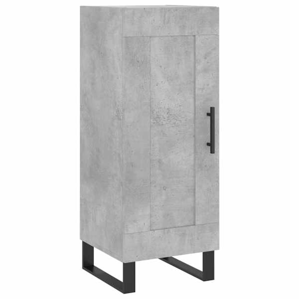 Puhvetkapp, betoonhall, 34,5 × 34 × 90 cm, tehispuit