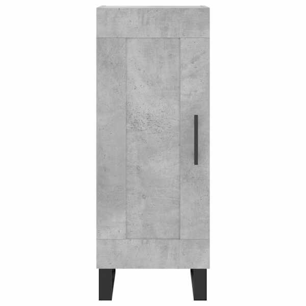 Puhvetkapp, betoonhall, 34,5 × 34 × 90 cm, tehispuit
