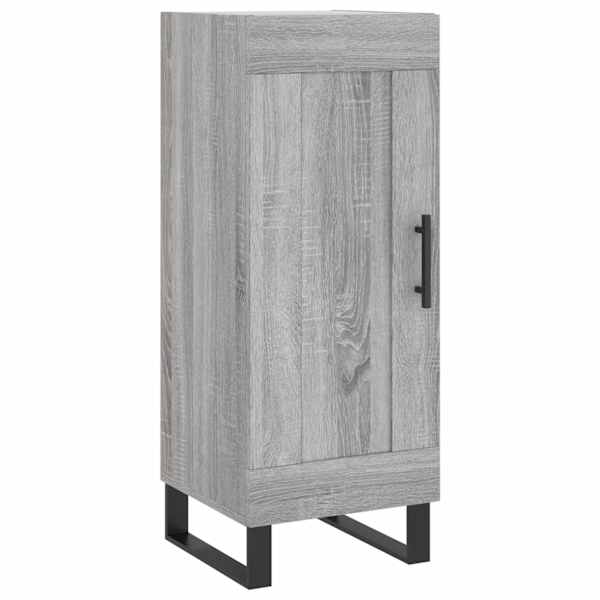 Puhvetkapp, hall Sonoma tamm, 34,5 × 34 × 90 cm, tehispuit