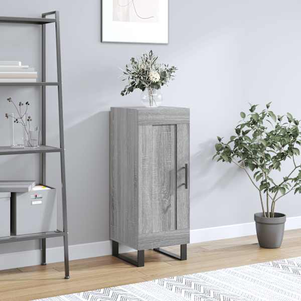 Puhvetkapp, hall Sonoma tamm, 34,5 × 34 × 90 cm, tehispuit