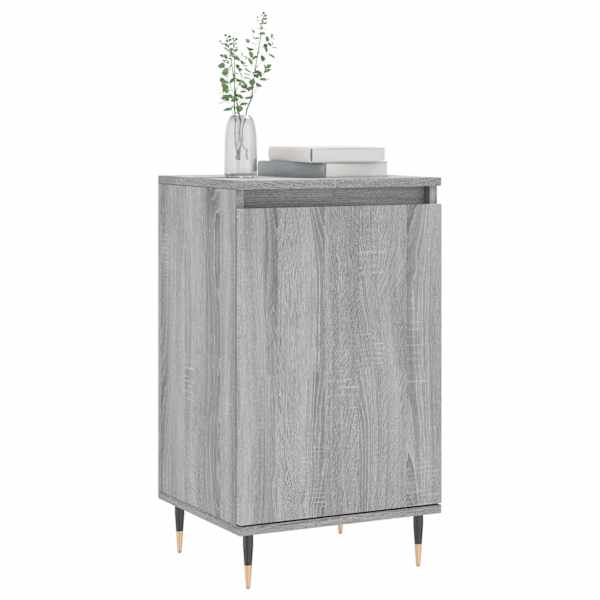 Puhvetkapid 2 tk, hall Sonoma tamm, 40 × 35 × 70 cm, tehispuit