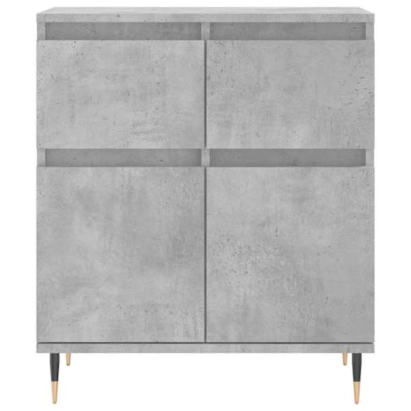 Puhvetkapp, betoonhall, 60 × 35 × 70 cm, tehispuit