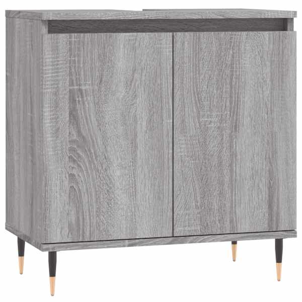 Vannitoakapp, hall Sonoma tamm, 58 × 33 × 60 cm, tehispuit