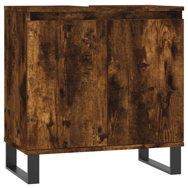 Vannitoakapp, suitsutatud tamm, 58 × 33 × 60 cm, tehispuit